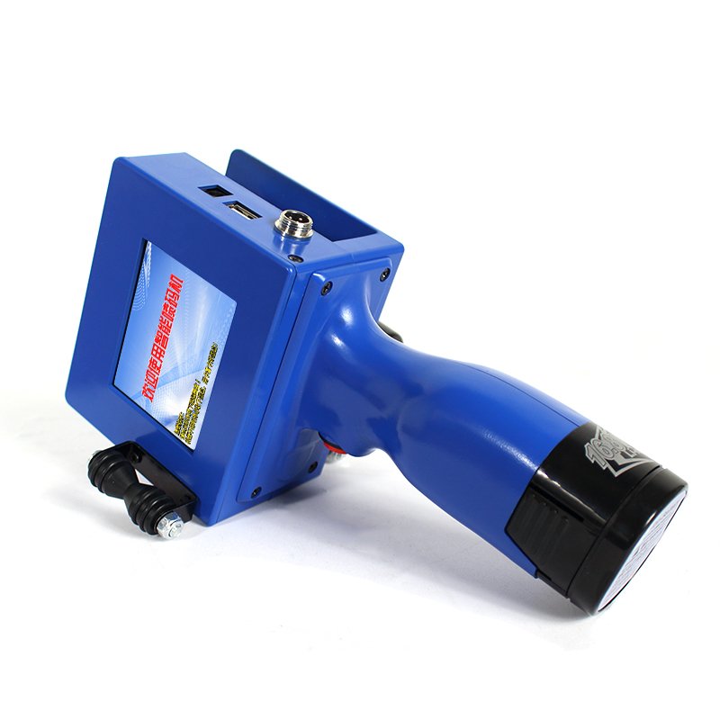 12.7mm 600DPI Chinese Handheld Inkjet Printer For Wood Carton Metal Bag Glass