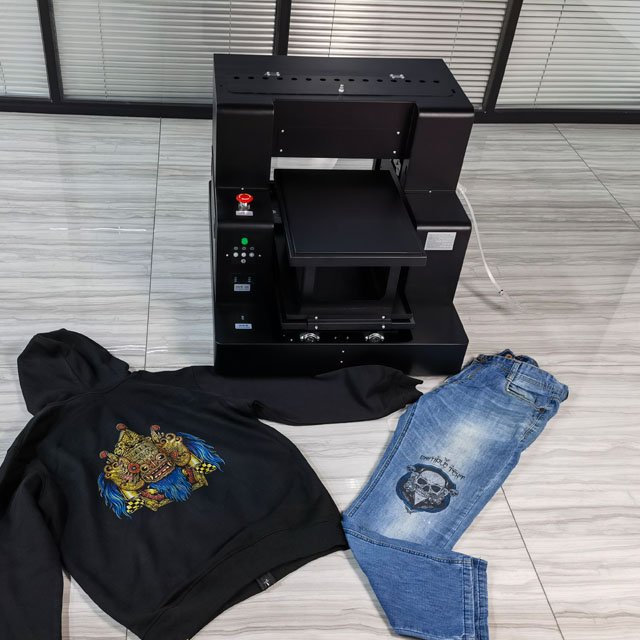 A3 A4 DTG Garment Digital Flatbed T-Shirt Printer For Tshirt Direct Textile Material A4 DTG Printer A3