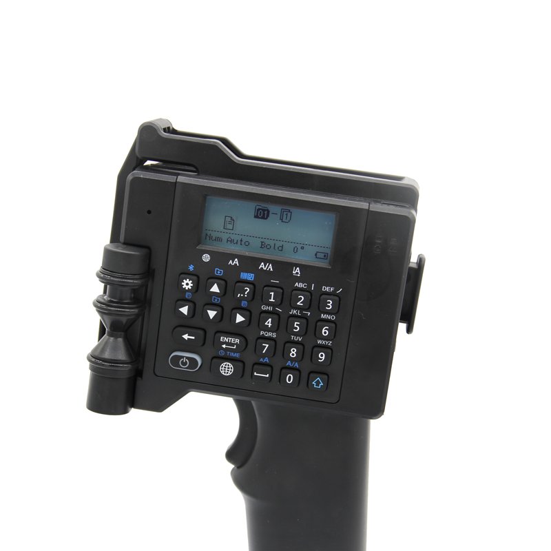 Chinese waterproof color ink desktop intelligent handled inkjet printer portable for tube wood bottle boxes label expiry date