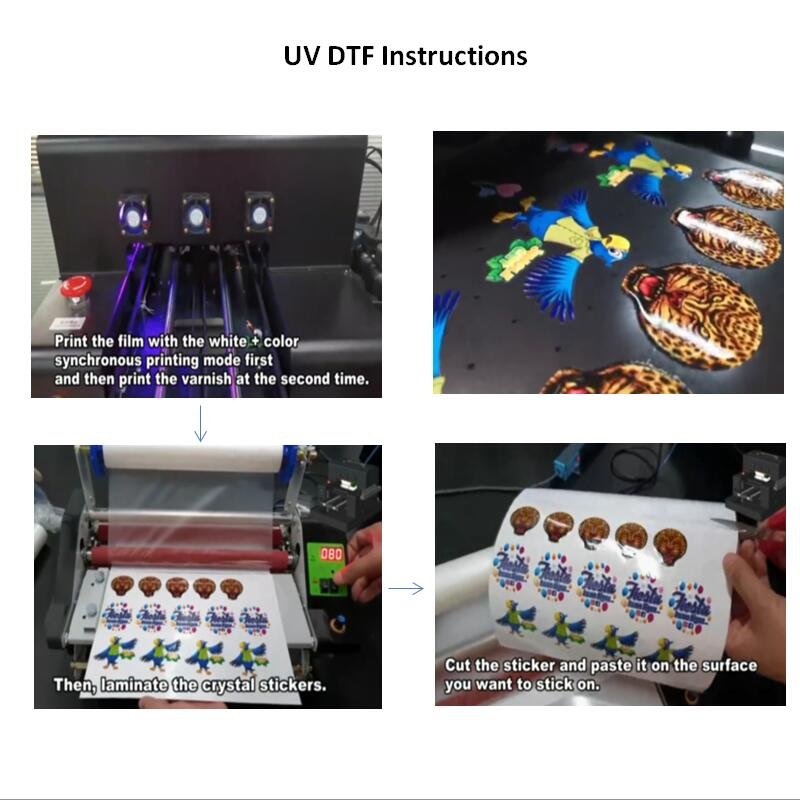 Supercolor The New High Quality A3+ UV DTF Laminating Machine PET Transfer AB Film Laminator For UV DTF Print