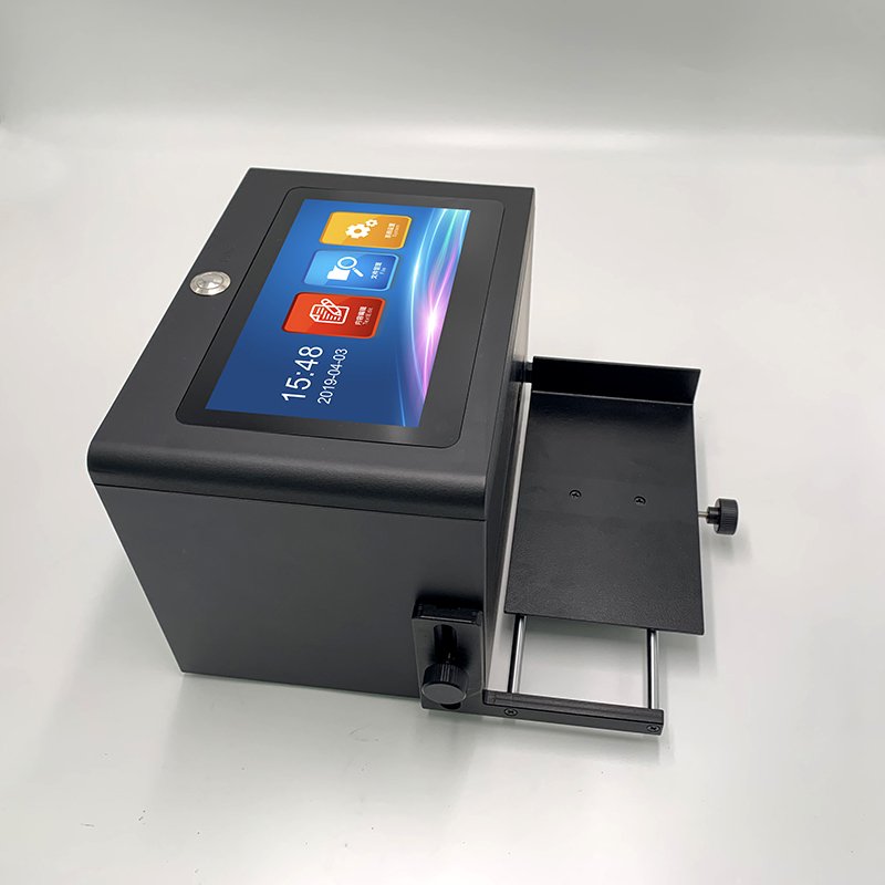 12.7mm Factory semi-automatic portable expiry date thermal inkjet printer for food packages plastic Cosmetic bottle