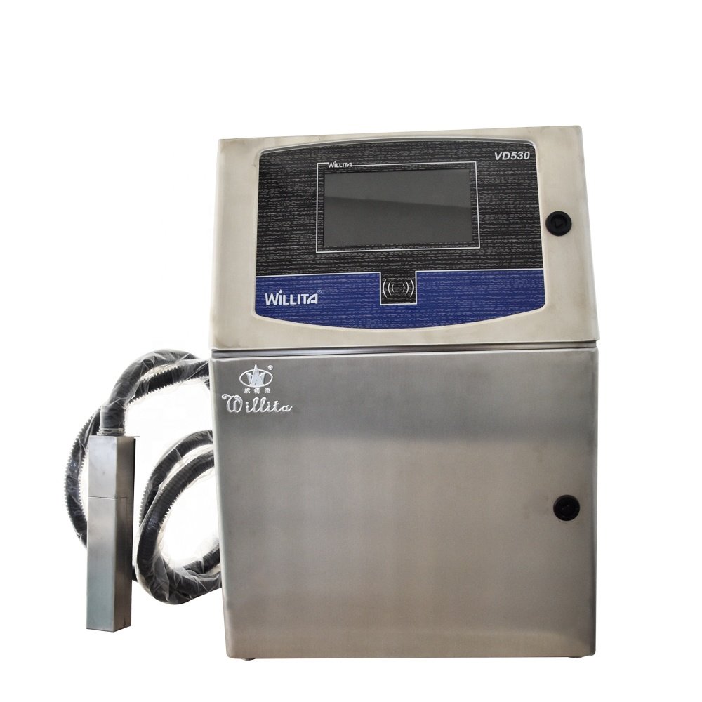 Small Character CIJ Inkjet Printer Pvc/Id card Digital Printing Machine
