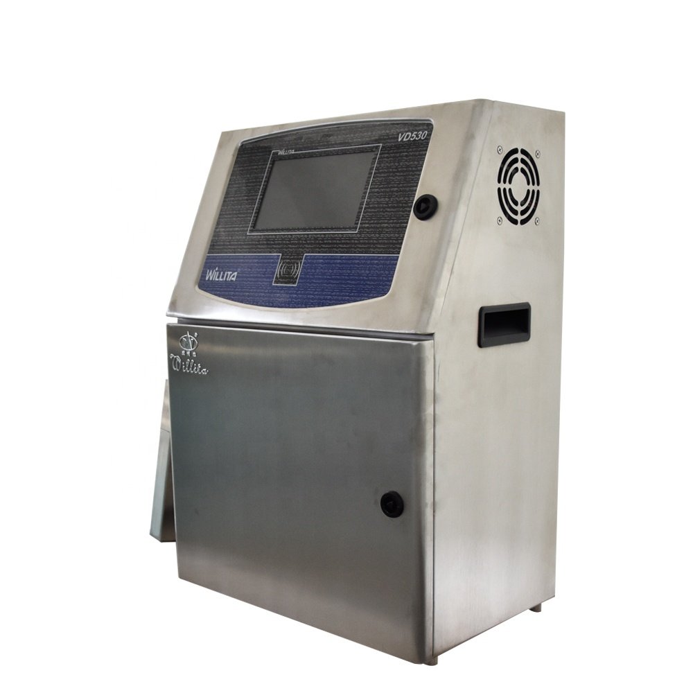 Small Character CIJ Inkjet Printer Pvc/Id card Digital Printing Machine