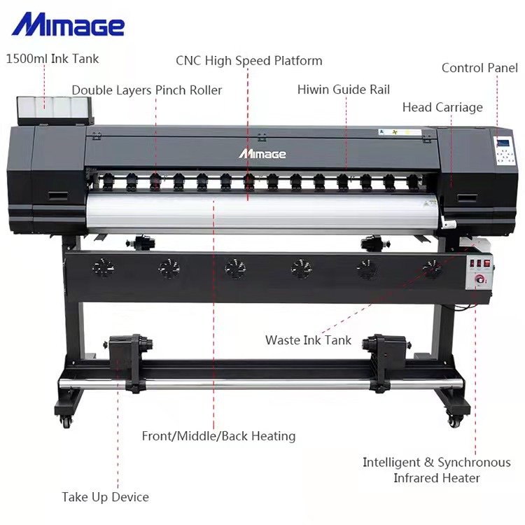 M18S 1.8m 6ft single xp600 prinThead eco solvent printer