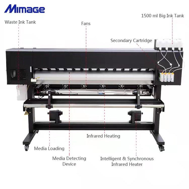 M18S 1.8m 6ft single xp600 prinThead eco solvent printer