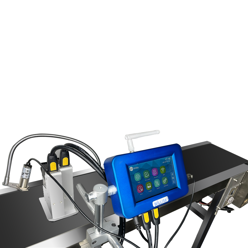2024 Newest 25.4mm Variable Expire Date Qr Code Series Number Automatic Online Coding Machine Batch Printing Inkjet Printer