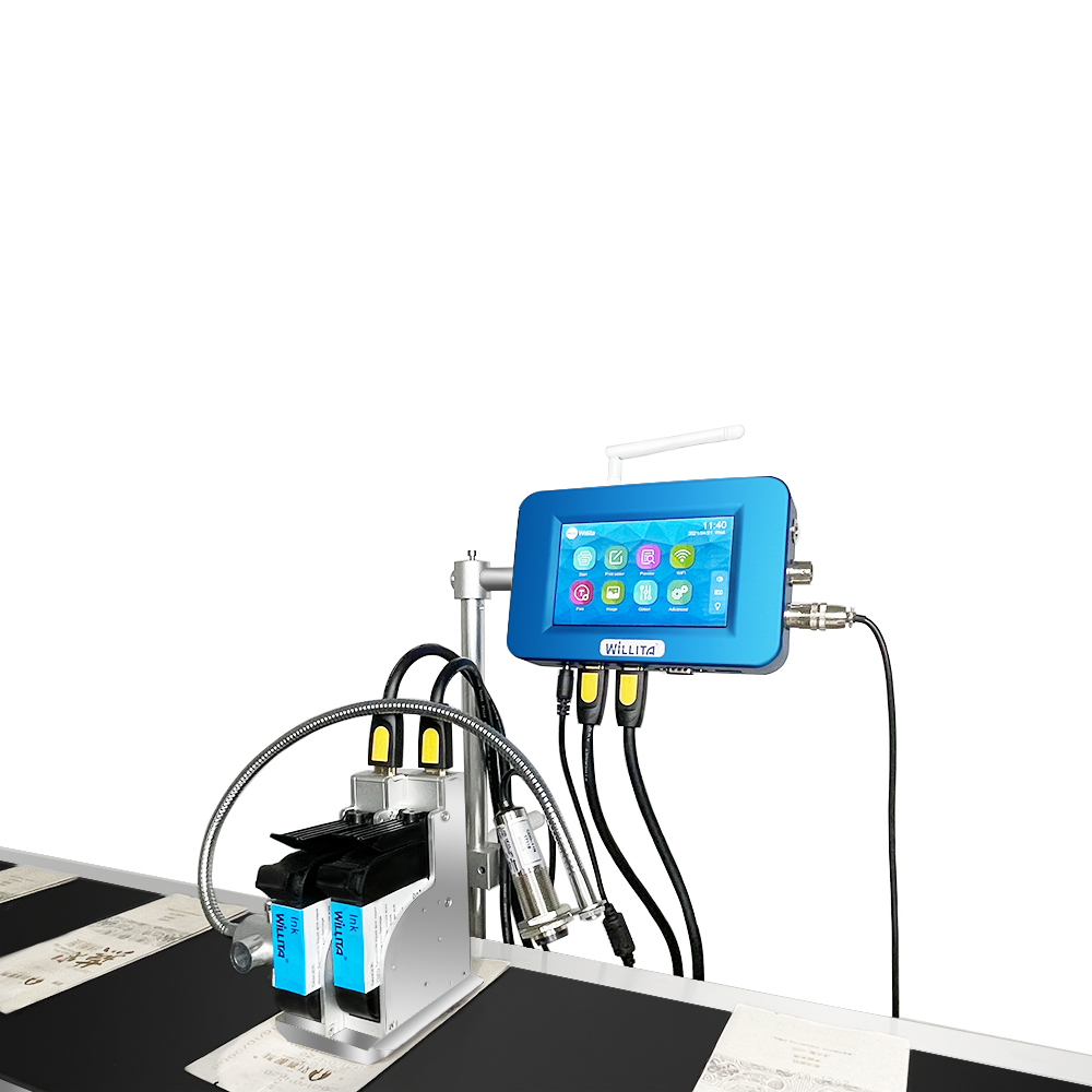2024 Newest 25.4mm Variable Expire Date Qr Code Series Number Automatic Online Coding Machine Batch Printing Inkjet Printer