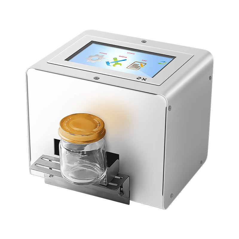 Static ink jet batch coding machine automatic thermal inkjet printers for amber glass dropper bottle bottom batch no printing