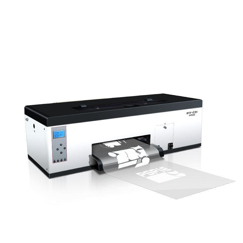 Single Head Direct To Film Printing Machine A3+ 33cm C31 TX800/XP600 DTF Printer for T-shirts DIY Logo Design