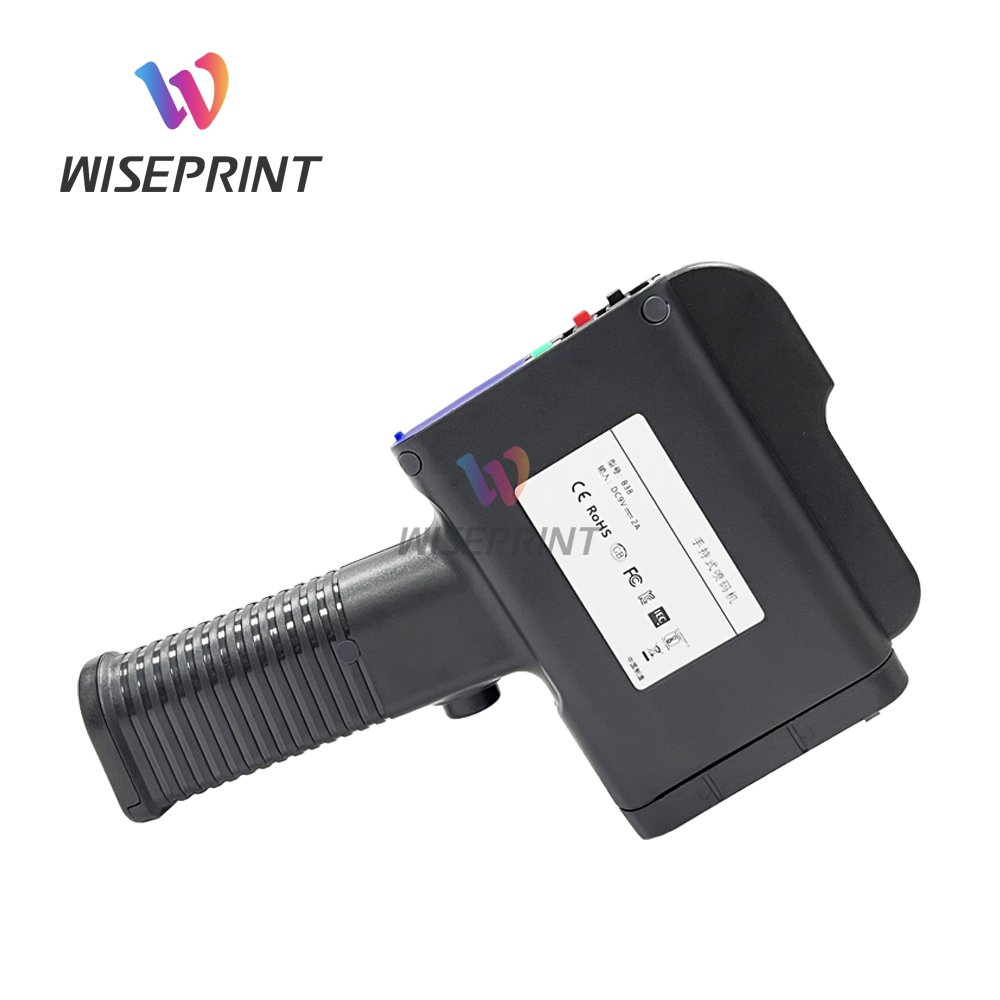 WISEPRINT TIJ 6150 25.4mm portable handheld inkjet printer date table graphic logo expiry date inkjet printer