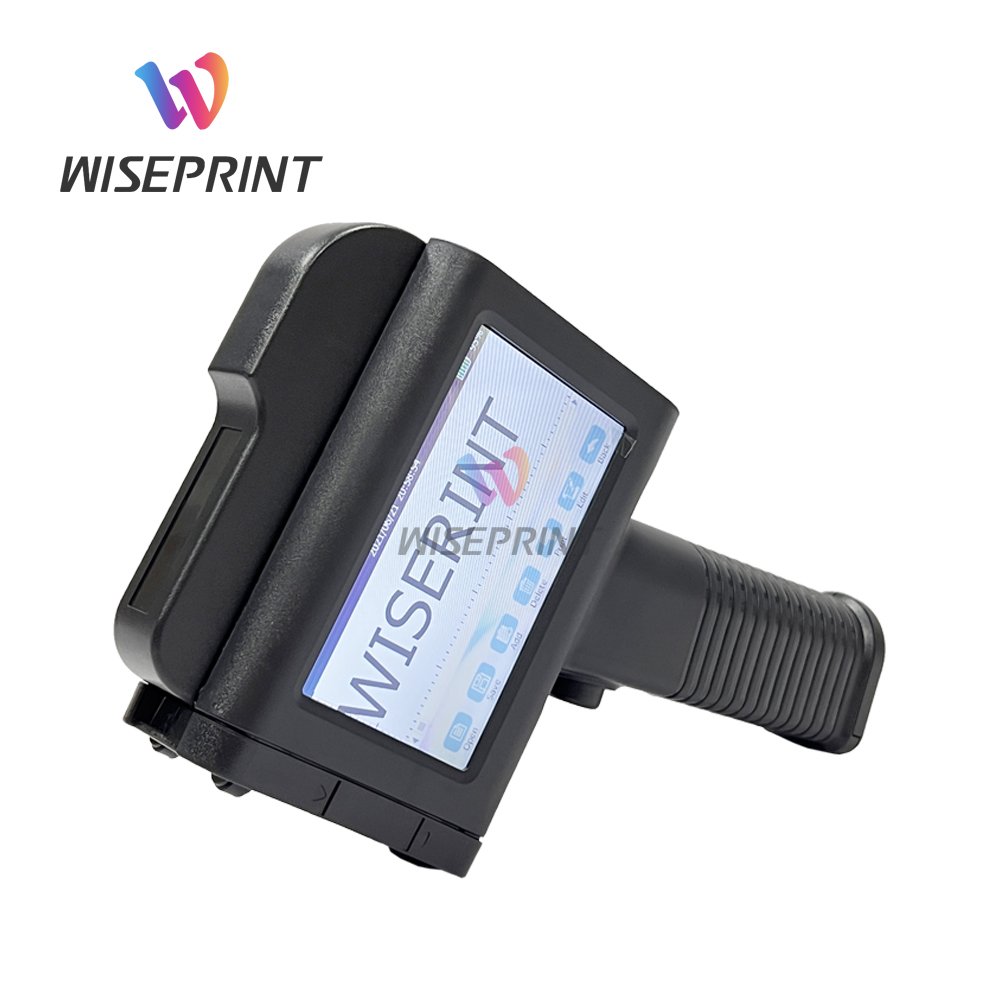WISEPRINT TIJ 6150 25.4mm portable handheld inkjet printer date table graphic logo expiry date inkjet printer