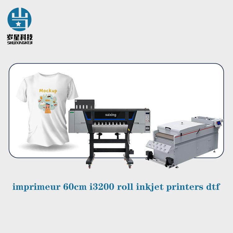 digital DTF Printing Machine 60cm 40cm 30cm Pet Film DTF Printer with 2 head xp600 for Any Fabric