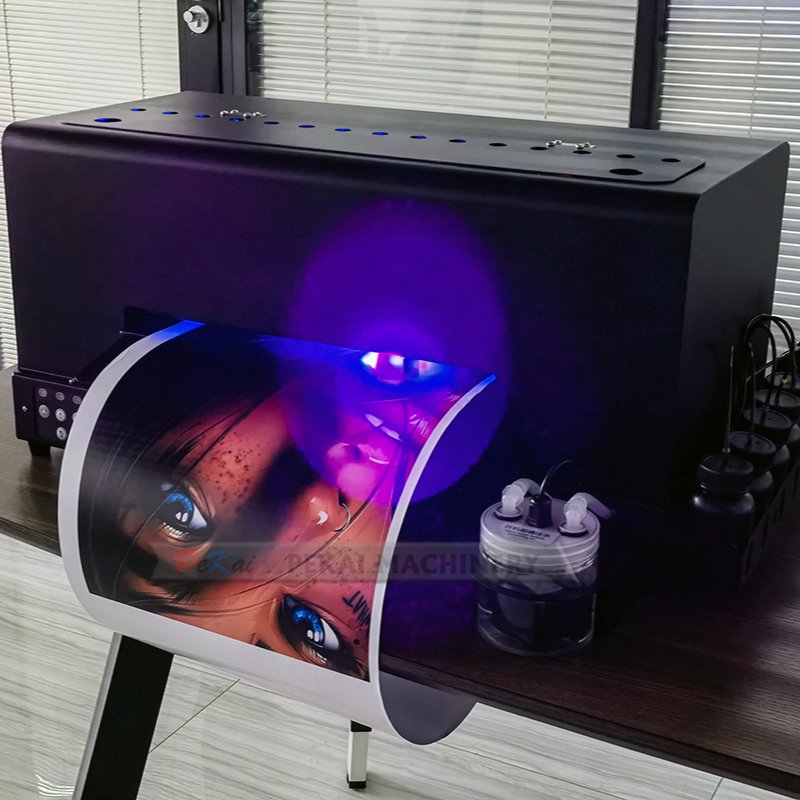 High-Speed CMYKWV 6-Colour UV Printing Machine A3 Foil PVC BOPP PE Label Paper Roll Printer with LED Core Components