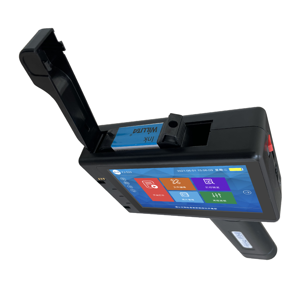 Handheld Portable Inkjet Coding Printer Manual Expiry Date Printing Machine