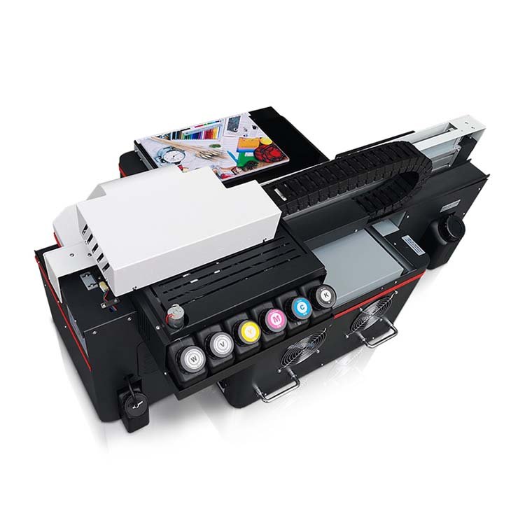 impresora uv flatbed printer 4030 A3 UV Flatbed Printer Machine available in Acrylic PP Metal Wood Stone Rotary material