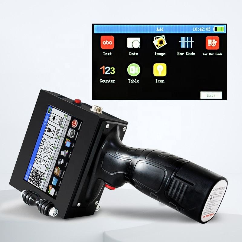 Multilingual Digital Label Printing Machine Automatic Label Printer Sticker Machine Small Hand Held Inkjet Printer