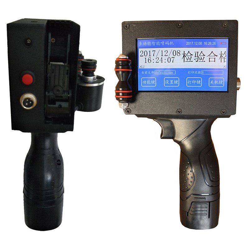 12.7 mm Mini Hand Held Inkjet Printer For all surfaces fast dry ink handheld Inkjet printer
