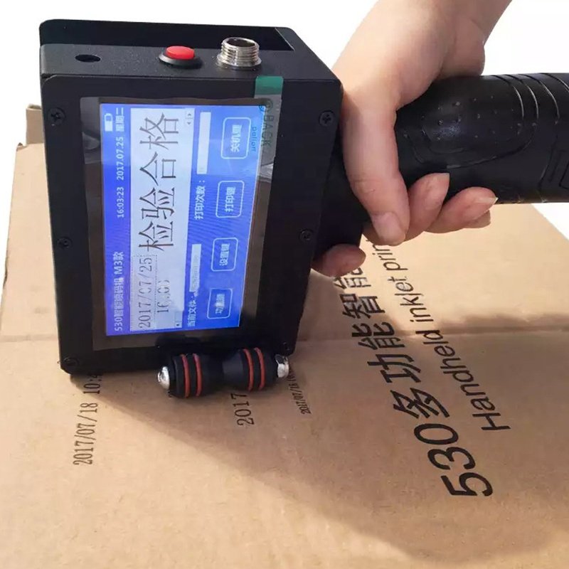 12.7 mm Mini Hand Held Inkjet Printer For all surfaces fast dry ink handheld Inkjet printer