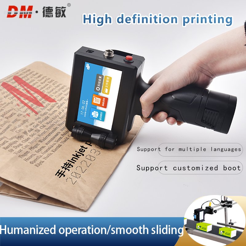 D10 Portable Printer for Carton Bottle Coding Machines Automatic Cup Printing Machine Printer Machine for Plastic Provided Demin