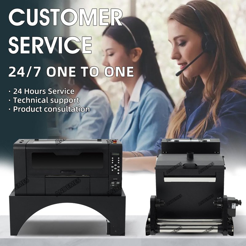 High Quality dual XP600 PrintHead A2 size 42cm DTF Printer t shirt printing machine