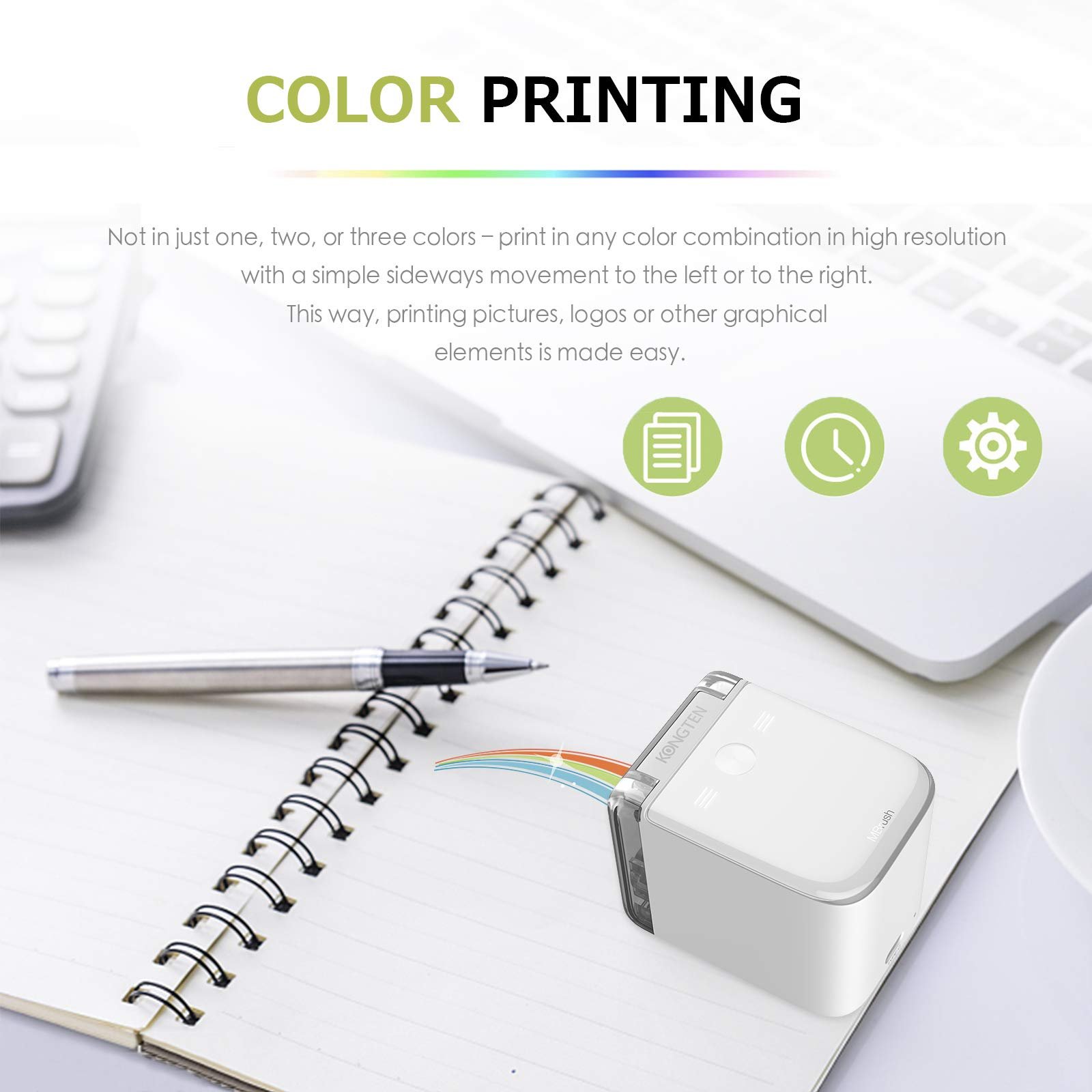 Handheld Printer Smart Inkjet Portable Small Mini Label Tattoo Large Size Printing Ink Cartridge For Both Food Printpen
