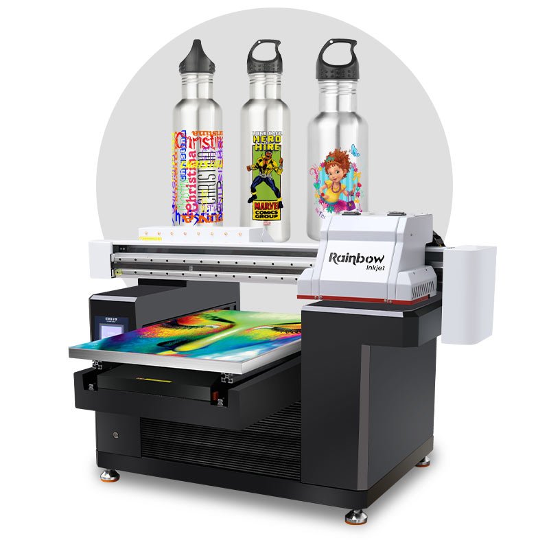 A2 size Nano7 uv flatbed glass leather and wood 5070 inkjet printer pens printing machine indoor and outdoor use uv printer