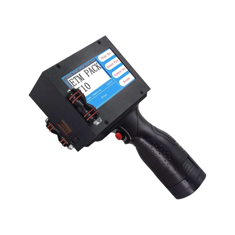 T10 Manual Date Code Inkjet Printer Metal Plate TIJ Printing Machine