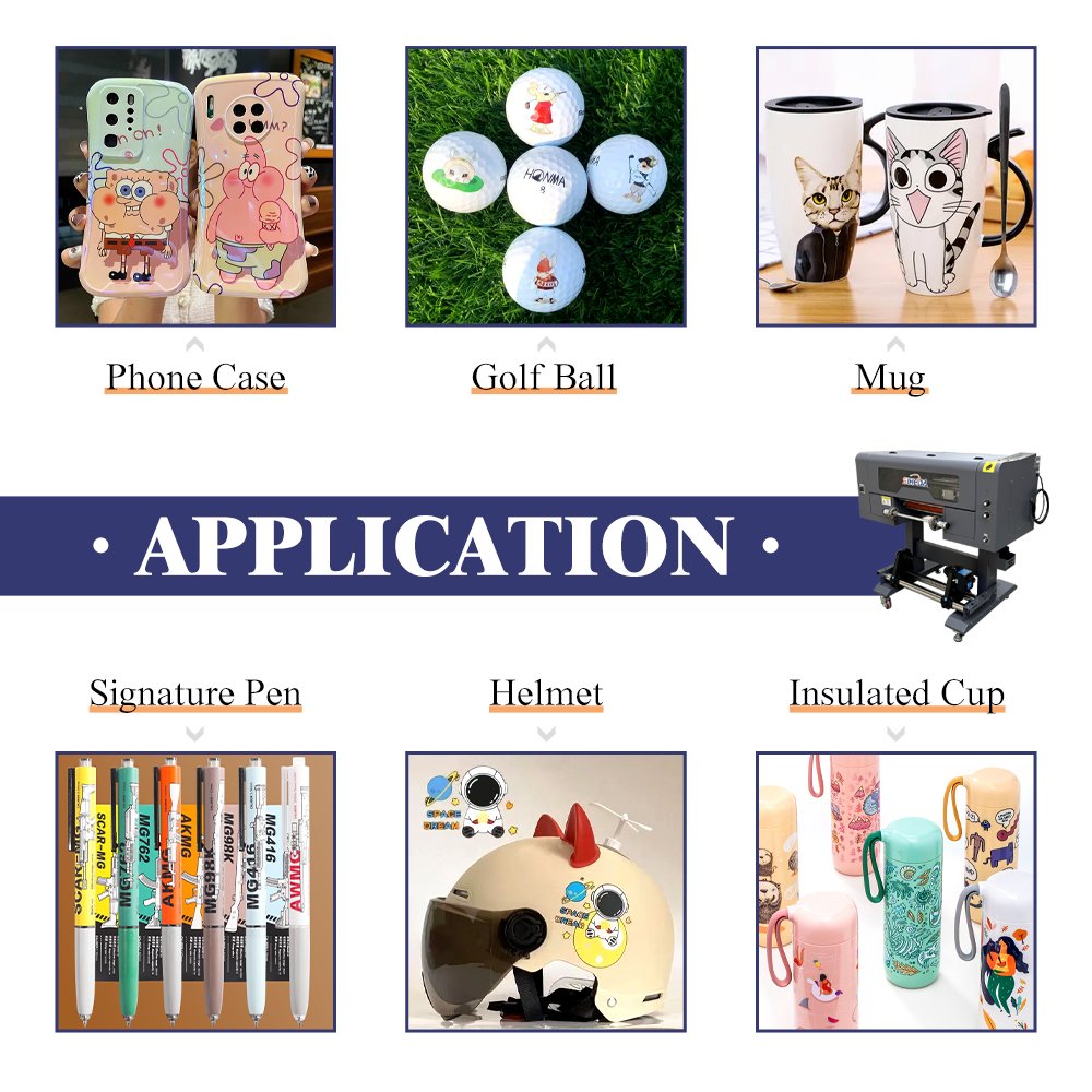 TX800 XP600 Printing and Laminating 2 in1 A3 UV DTF Printer Non Powders for Irregular Products