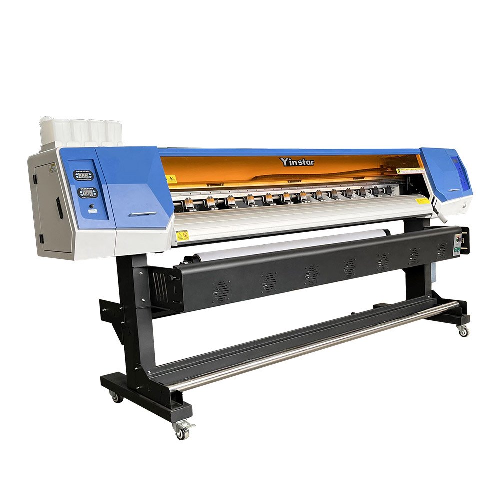 eco solvent printer 1.8m car sticker printing machine single head I3200/XP600 large format machine