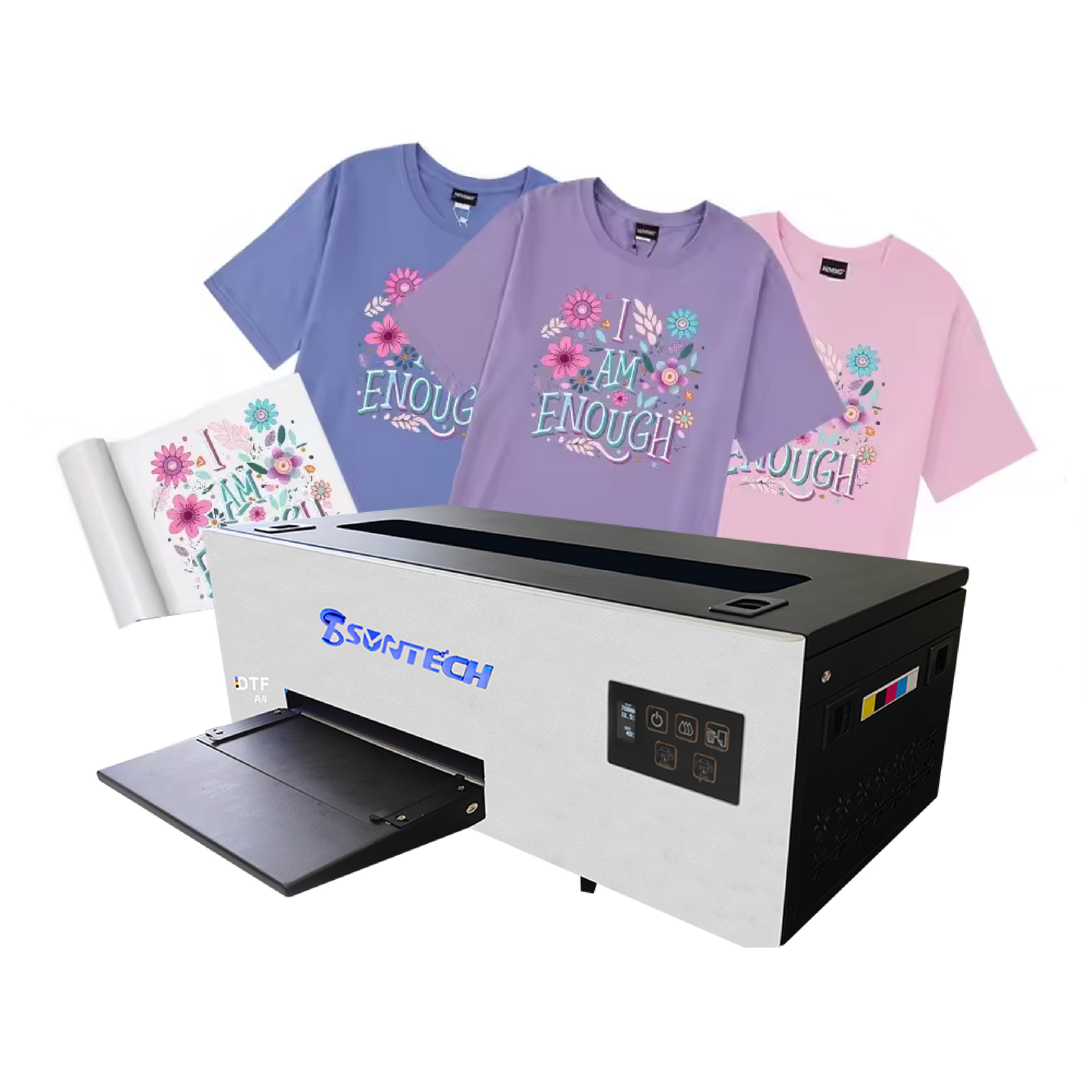 China high quality hot Selling Factory Price T-Shirt Film A4 A3 dtf printer textile /shoe /handbag/T-shirt A3 A4 Dtf Printer