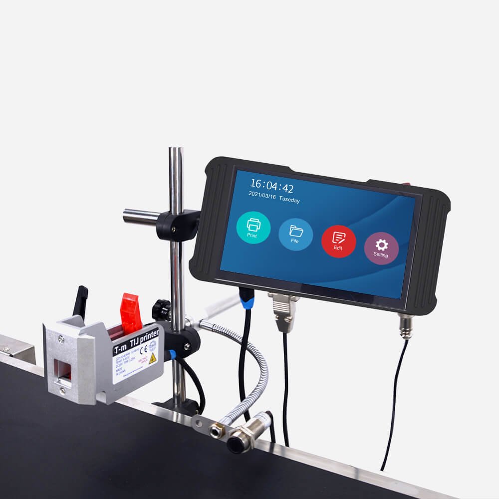 Good Quality Industry touch screen date bar code printing machine Online TIJ Inkjet Printer