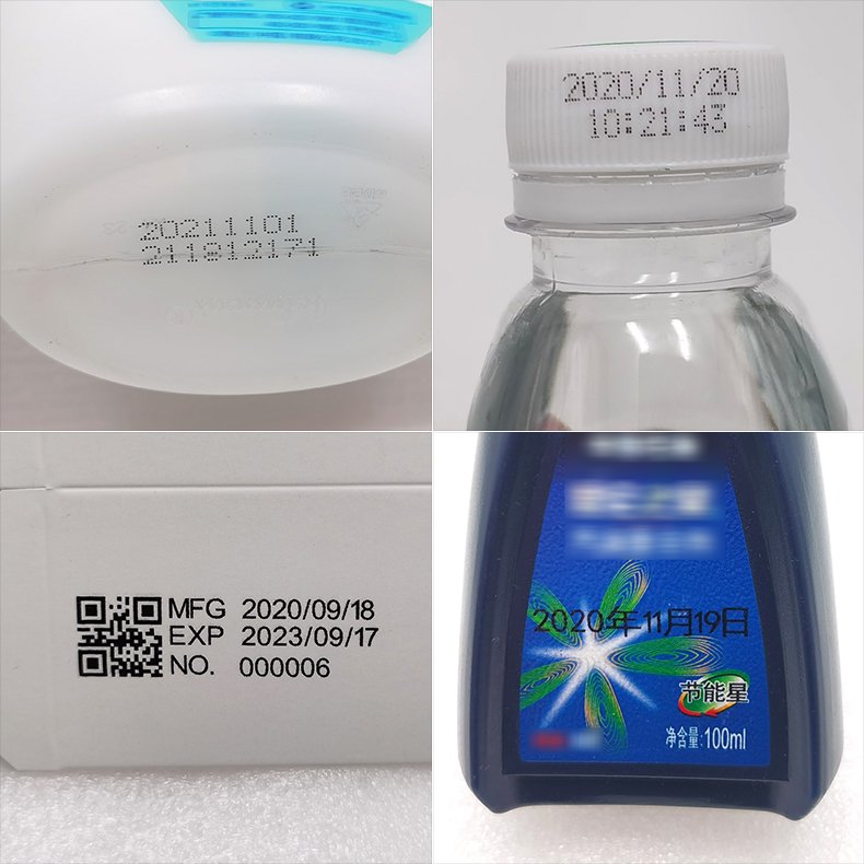 Automatic Expiry Date Tabletop Batch Code Coding Machine Intelligent Desktop Static Inkjet Printer