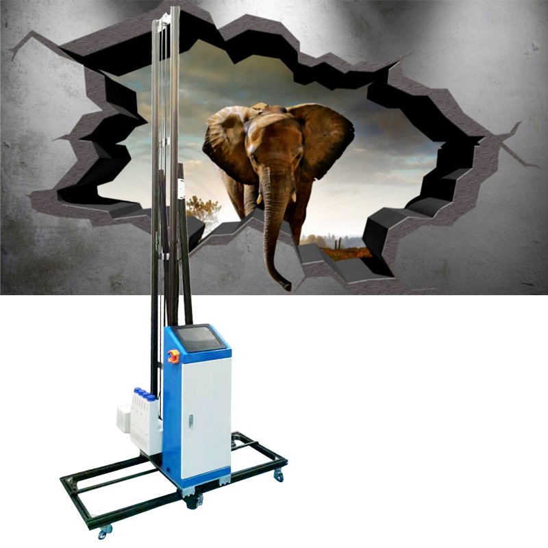best multicolor uv automatic vertical inkjet printer 3d effect wall art printing for custom wallpen print on mural wall