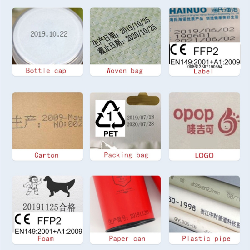 YAOMATEC 12.7MM Metal Expiry Date Coder Machine Handheld Inkjet Printer In Multi Languages