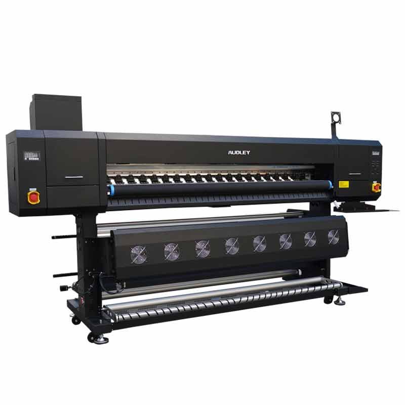 Commercial 1.8m Automatic Sublimation Paper Printer i3200 with 4/6 Print Heads Digital Cloth Printing Machine Ink Type Included