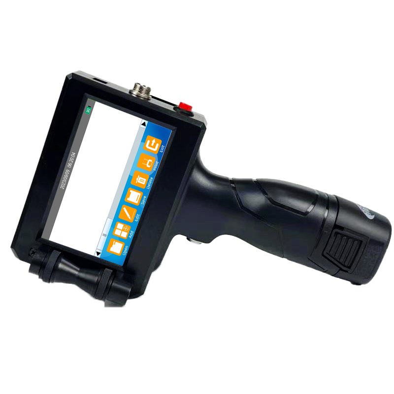 Portable Expiry Manufacture Date Batch Handheld Industrial Inkjet Printer Hand Jet Printer for Sale