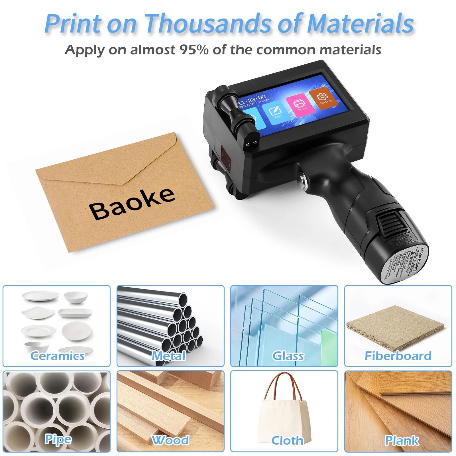 2023 news handheld OEM inkjet printer expiry date printer for dates code KELIER H9