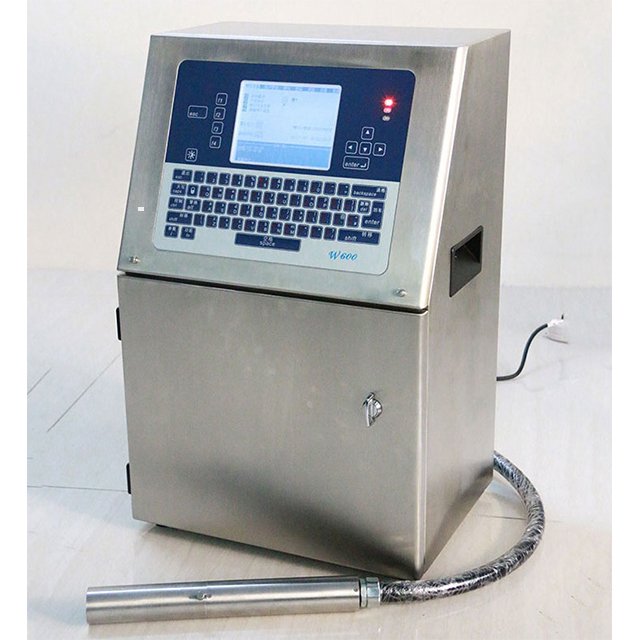 Portable industrial date coder bar code batch lot number expiry date continuous inkjet printer printing machine