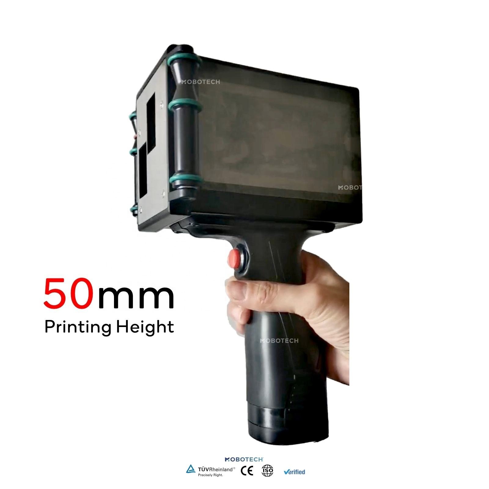 Industry Small Easy To Operate Semi-Automatic Inkjet Logo Code Expiry Date Printer Handheld Carton Inkjet Printer