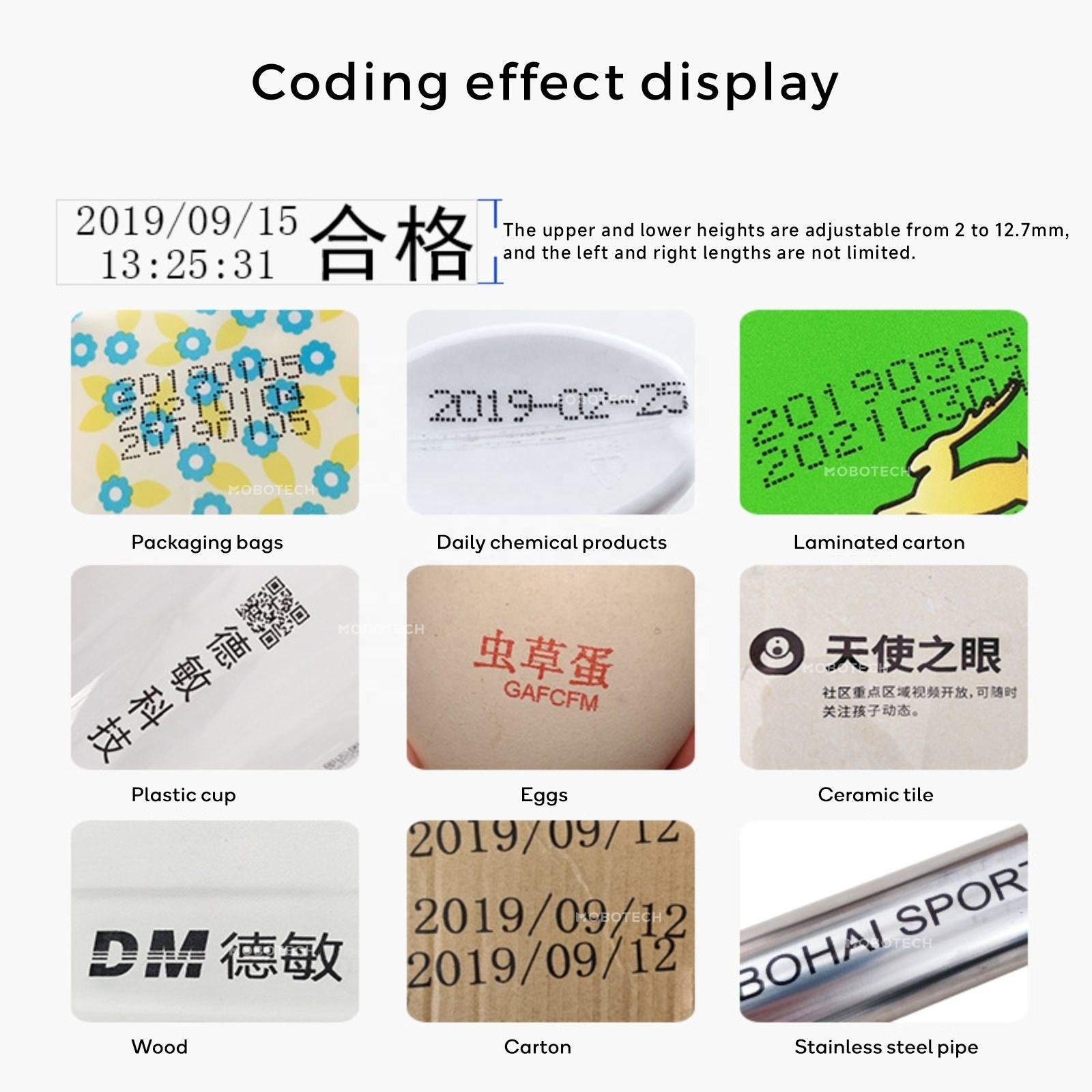 Industry Small Easy To Operate Semi-Automatic Inkjet Logo Code Expiry Date Printer Handheld Carton Inkjet Printer