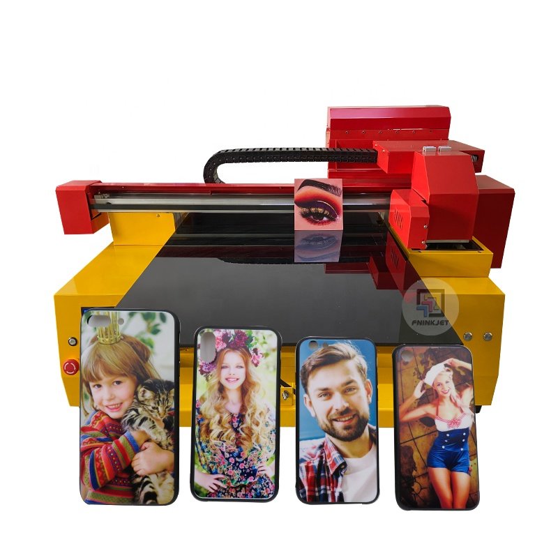 High Quality A1 UV Printer 6090 36inch 3 Heads or 2 Heads Wood Glass Metal LED UV Printer Phone Case Printing Machine