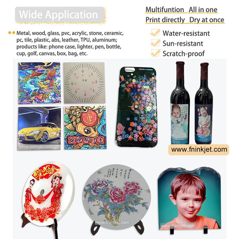 High Quality A1 UV Printer 6090 36inch 3 Heads or 2 Heads Wood Glass Metal LED UV Printer Phone Case Printing Machine