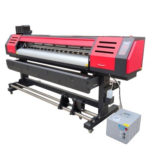 Professional manufacturing poster portrait high resolution large format 1.9m size digital inkjet eco-solvent uv printer