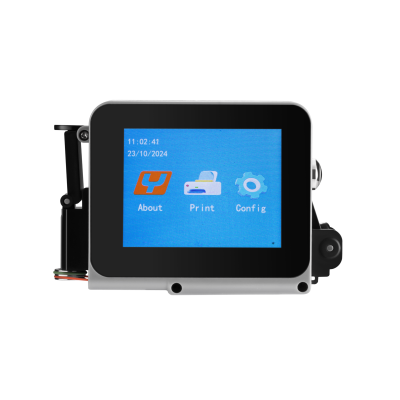 YAOMATEC Latest QR code barcode expiration production date label portable 12.7mm handheld inkjet printer with Detachable handle