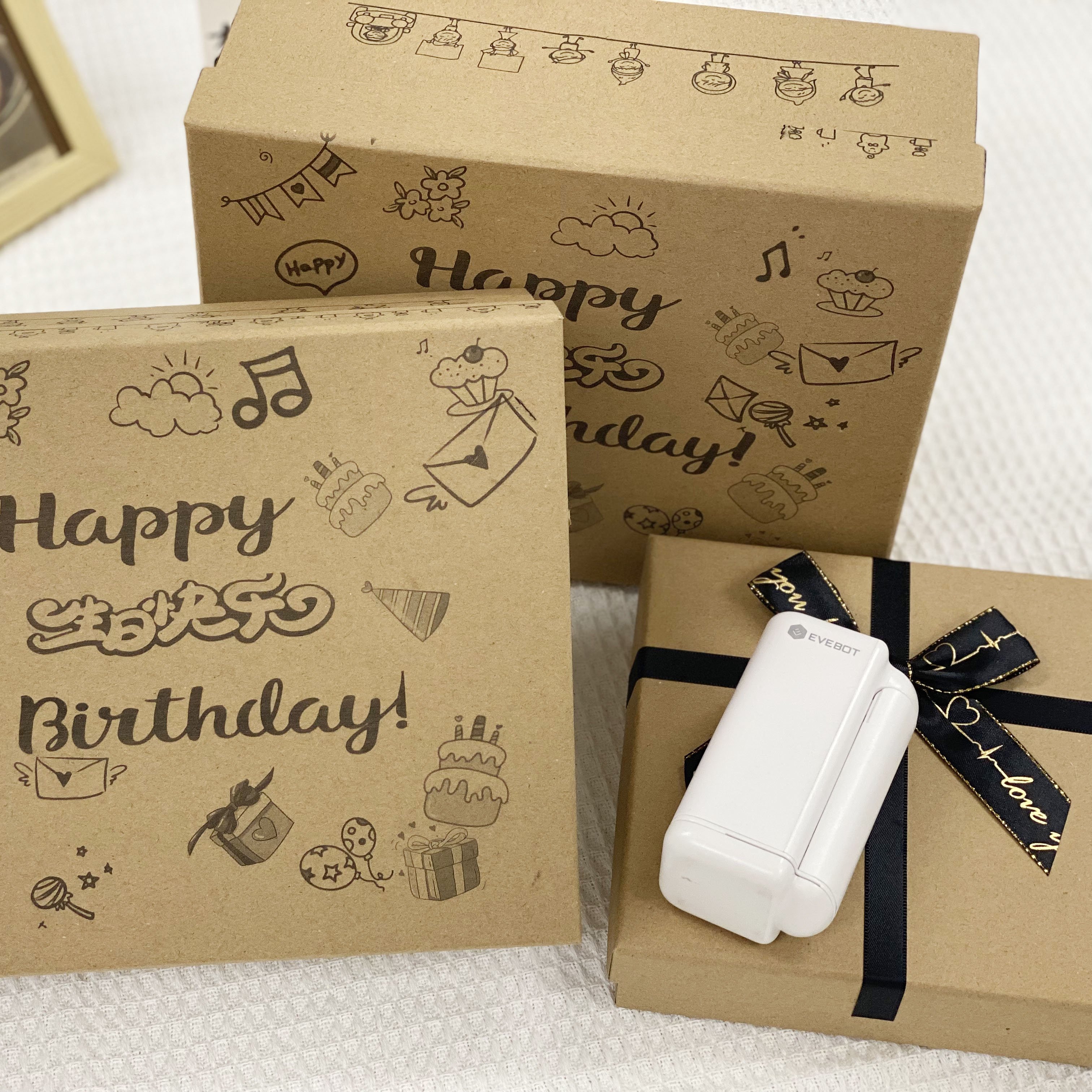 Evebot Printpods handheld inkjet printer for water-absorbent materials surface printing paper cup box card logo letter print