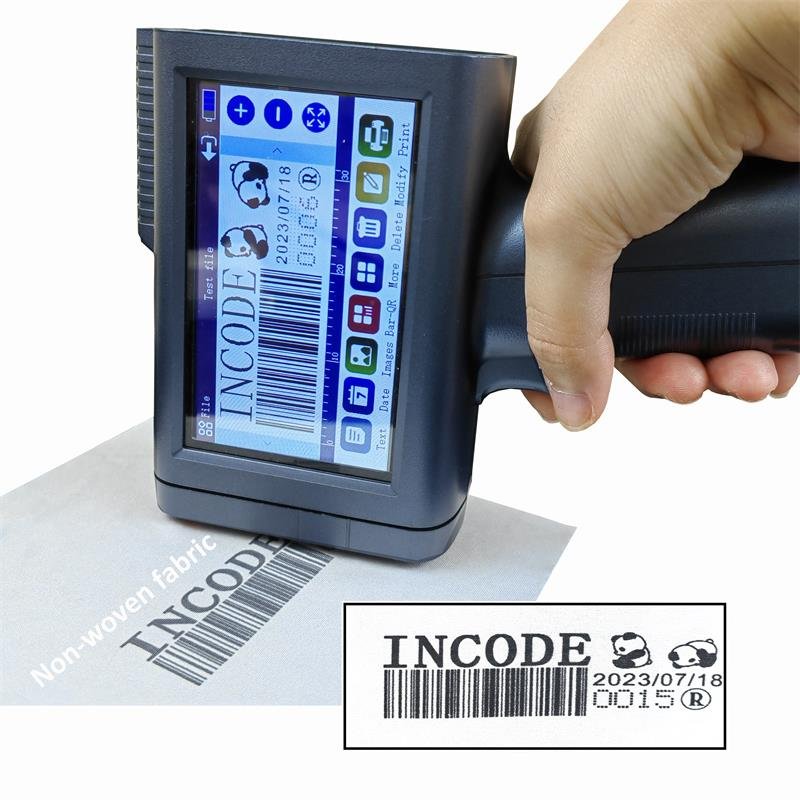 INCODE 600Dpi High Precision Resolution Multiline Intelligent Portable Expiry Date Thermal Handheld Inkjet Printer