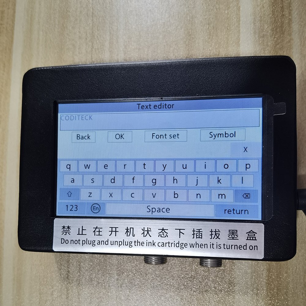 Coditeck TIJ keypad version inkjet printer