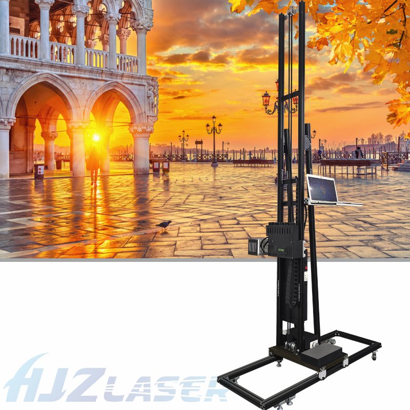 Automatic 3d vertical wall printer direct to wall painting machine for sale
