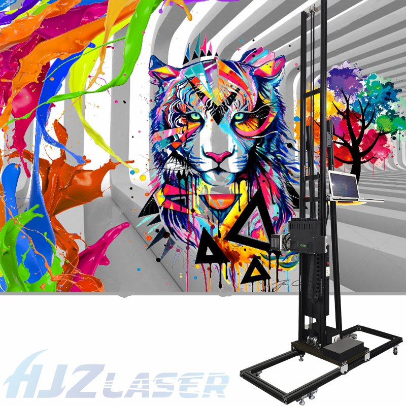 Automatic 3d vertical wall printer direct to wall painting machine for sale