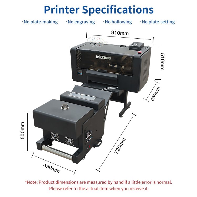 IT-H302 XP600 A3 Size DTF DTG Heat Transfer Inkjet Printer Imprimante T-shirt Printing Machine Home Textile Product Machinery